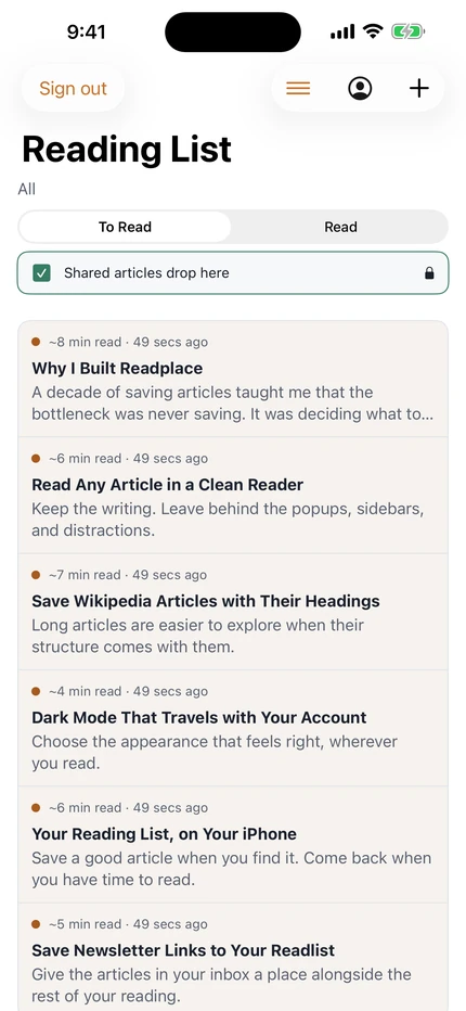 iOS reading list